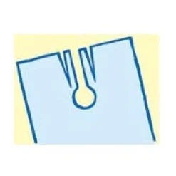 Efalock PE-Umhang gehämmert 100 Stück