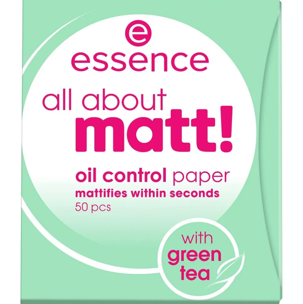 essence all about matt! oil control paper 12 g