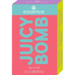 essence JUICY BOMB lip oil set 01