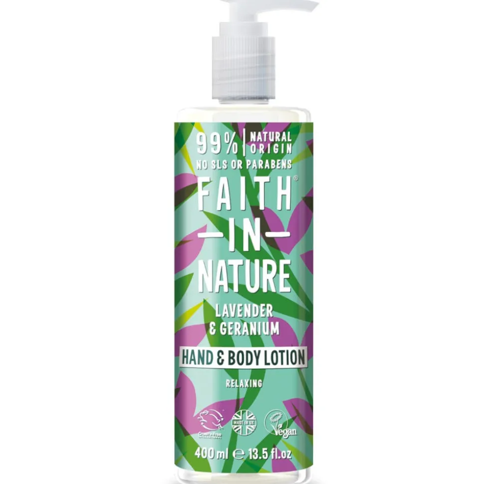 Faith in Nature Lavender Geranium Hand & Bodylotion 400 ml