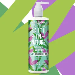 Faith in Nature Lavender Geranium Hand & Bodylotion 400 ml