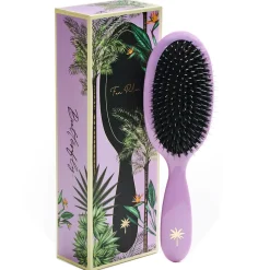 Fan Palm Boar- & Nylon Brush Butterfly - Medium