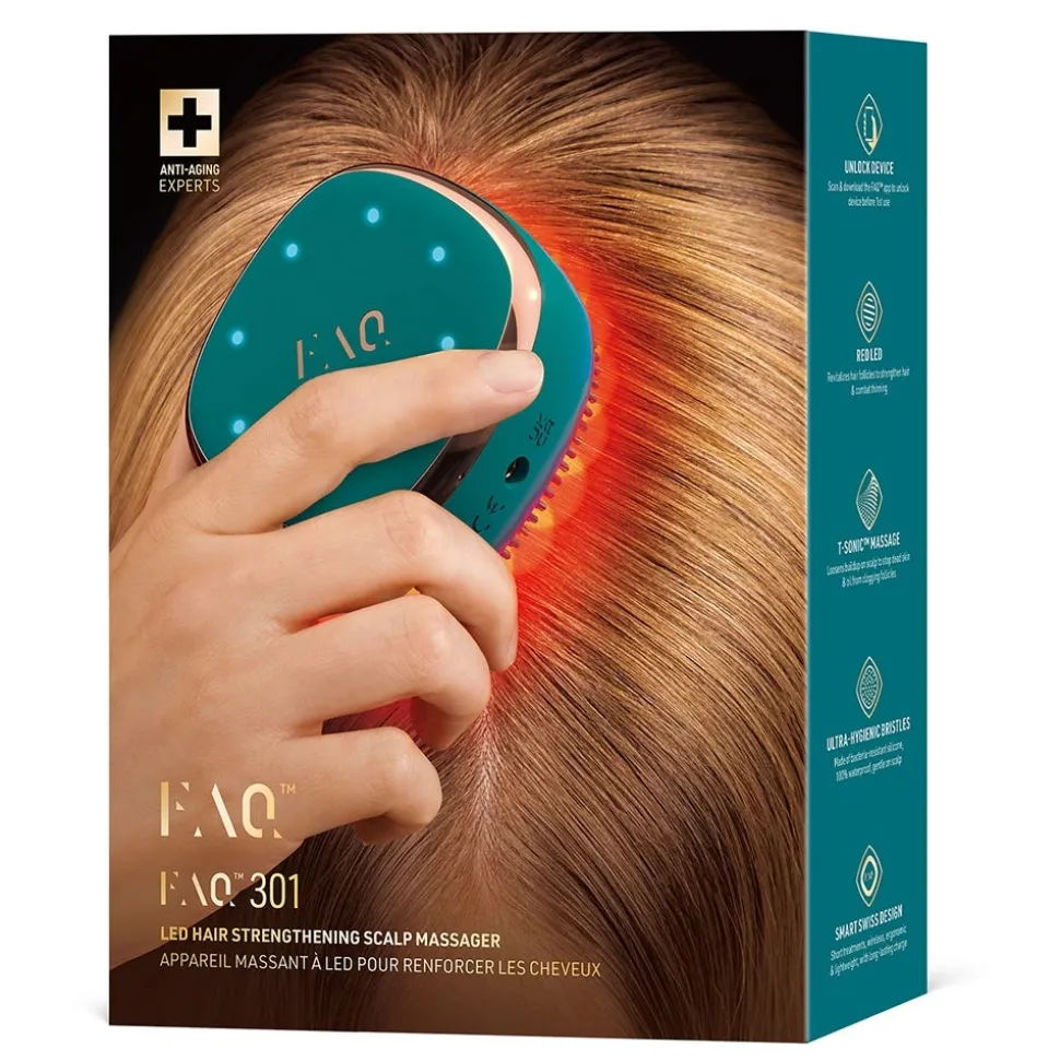 FAQ Swiss 301 LED Hair Strengthening Scalp Massager