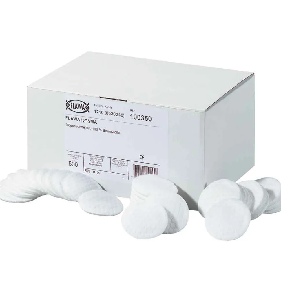 Flawa Profi-Watte-Rondellen 500 Stück