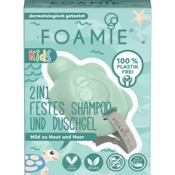 FOAMIE 2in1 Festes Shampoo & Duschgel Kids Grün