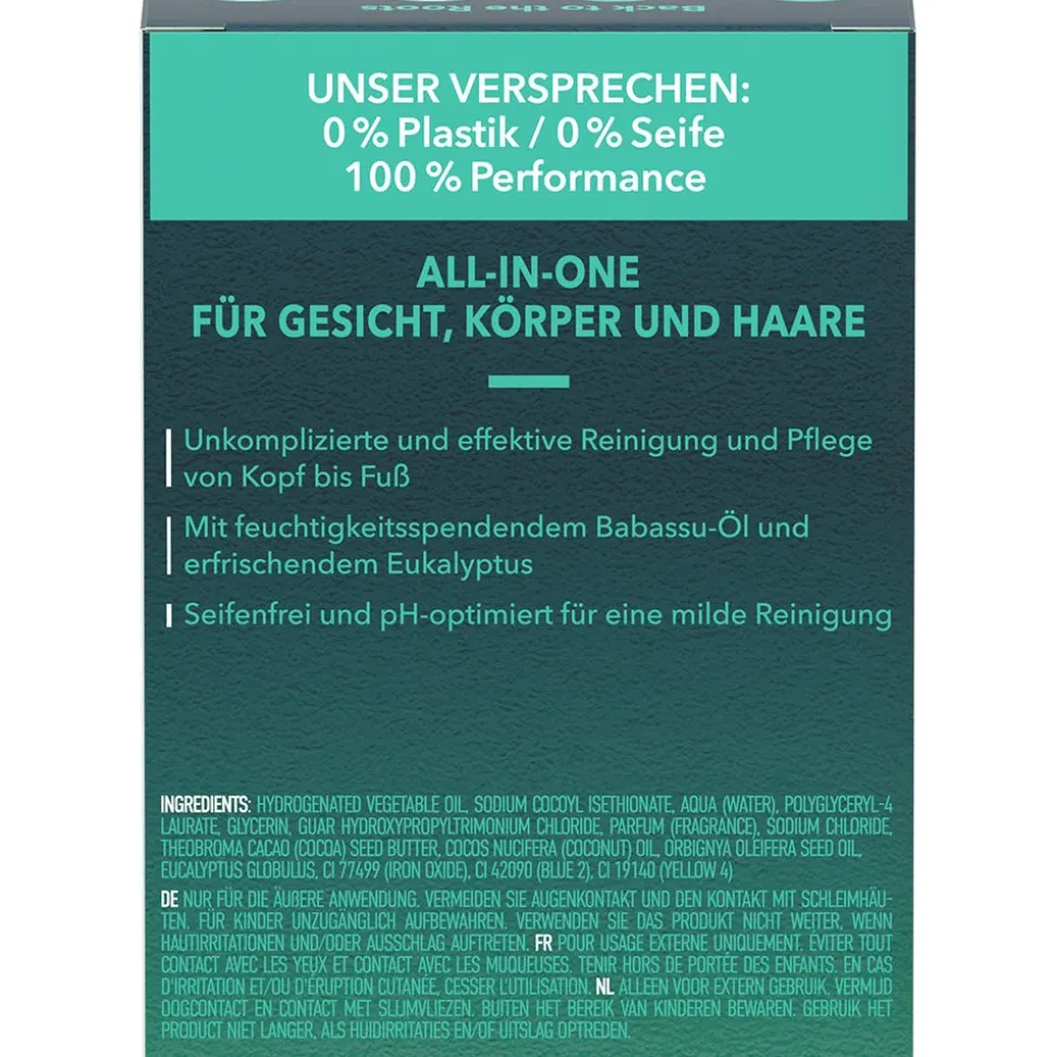 FOAMIE Men 3in1 Feste Duschpflege Back to the roots