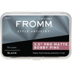Fromm Essentials Haarklemmen Schwarz 2.5 Inch 150 Stück