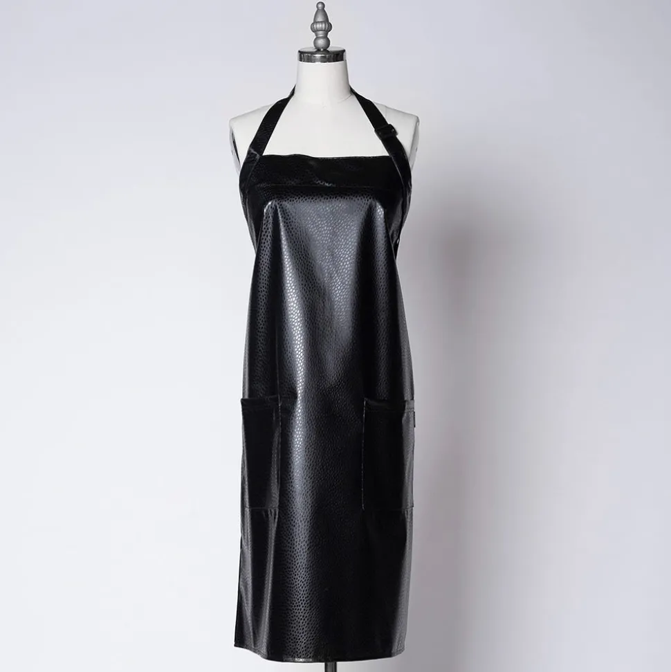 Fromm Wasserdichte Schürze Schwarz