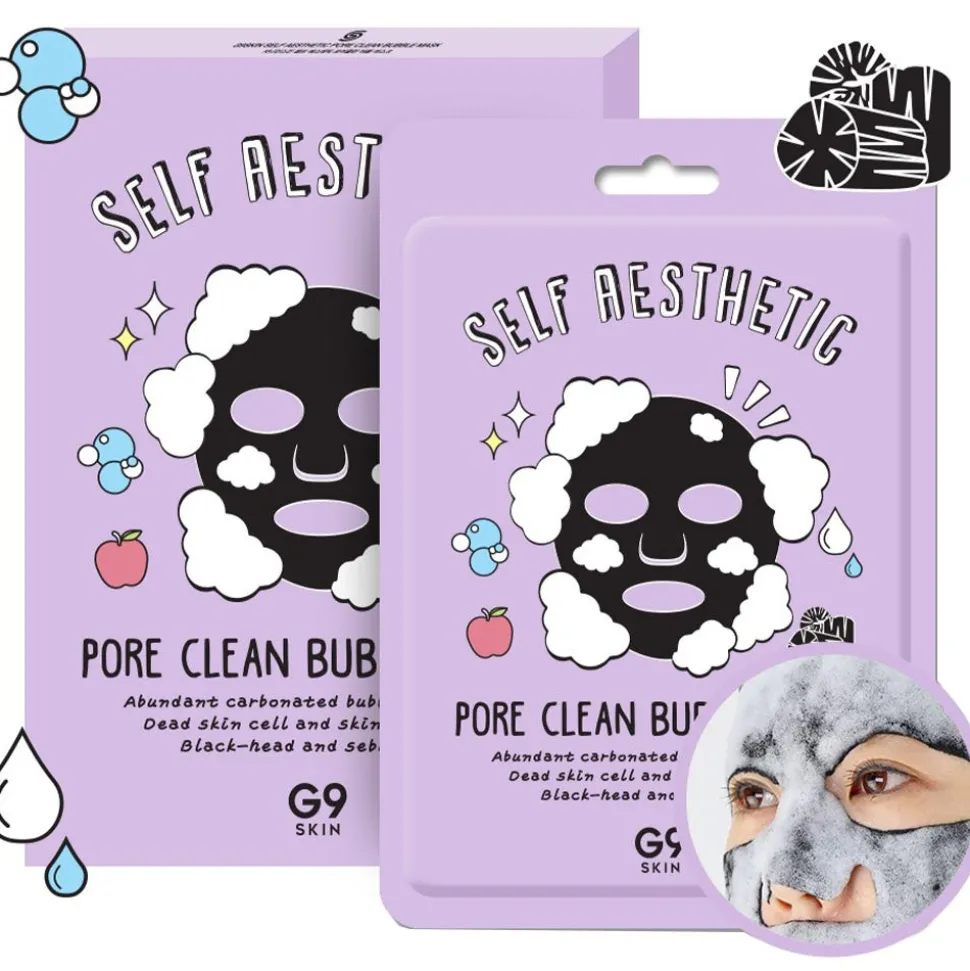 G9 Self Aesthetic Pore Clean Bubble Mask 23 ml