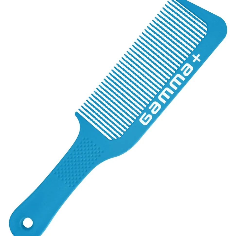 Gamma+ Flow Barber Comb Blue