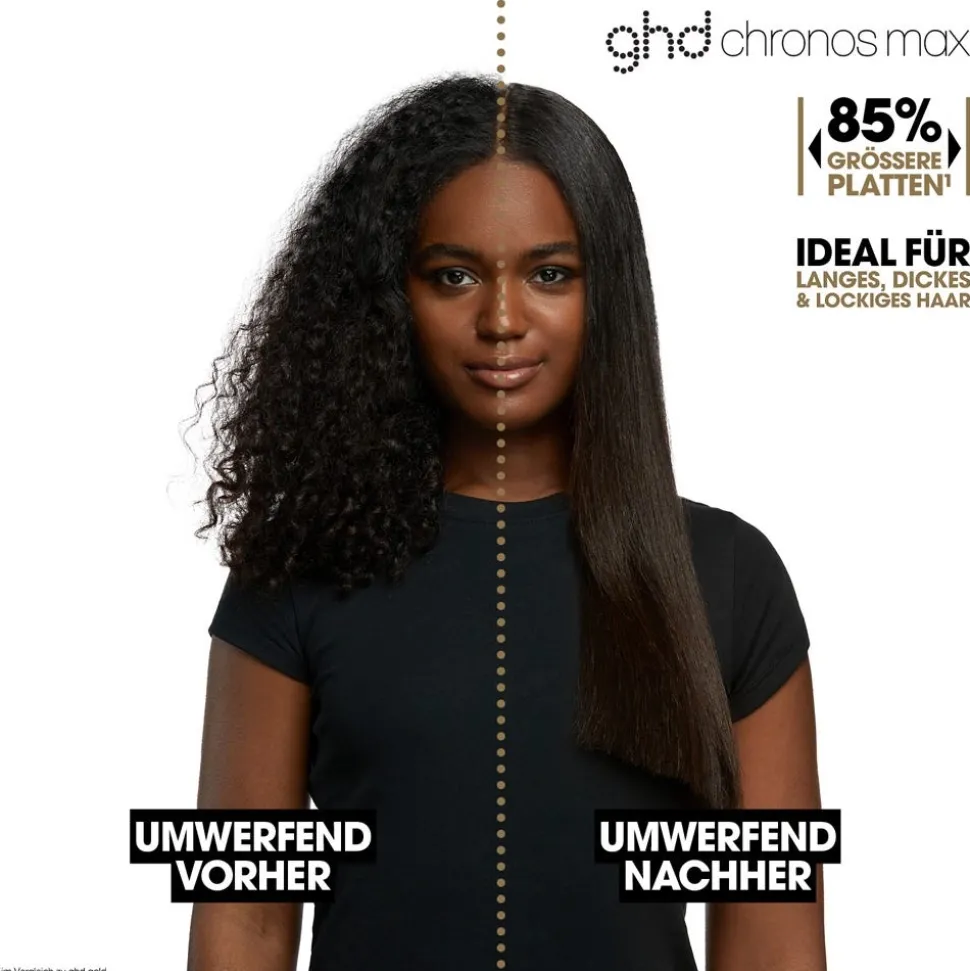 ghd chronos max Styler mit größeren Platten white