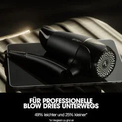 ghd flight+ Reisehaartrockner schwarz