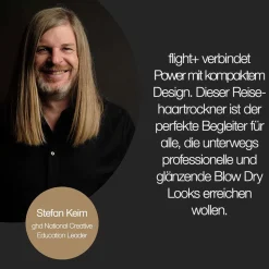 ghd flight+ Reisehaartrockner schwarz