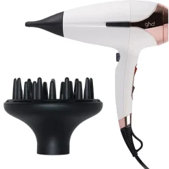 ghd Helios Haartrockner + Diffusor Weiß Bundle