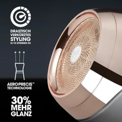 ghd helios Haartrockner weiß & body goals Volumschaum Pflegebundle