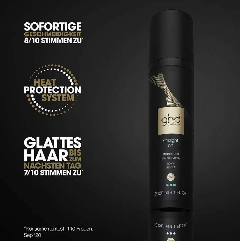 ghd straight on - straight & smooth spray 120ml