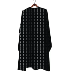 GØLD´s Barber Umhang - Black Pattern