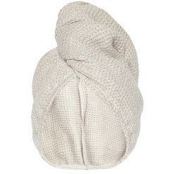 GLOV 100% Linen Hair Wrap - Brown