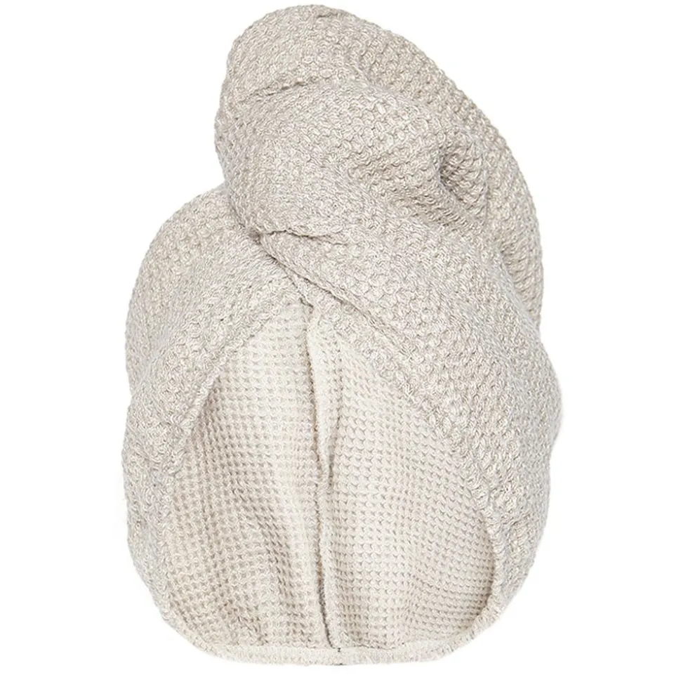 GLOV 100% Linen Hair Wrap - Brown