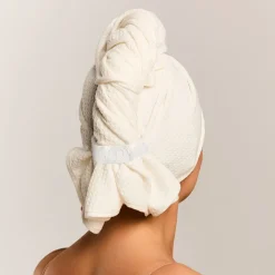 GLOV HydroWeave 2in1 Hair & Body Towel Ivory