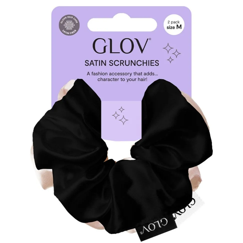 GLOV Scrunchies 2 Pack M - Champagne & Black