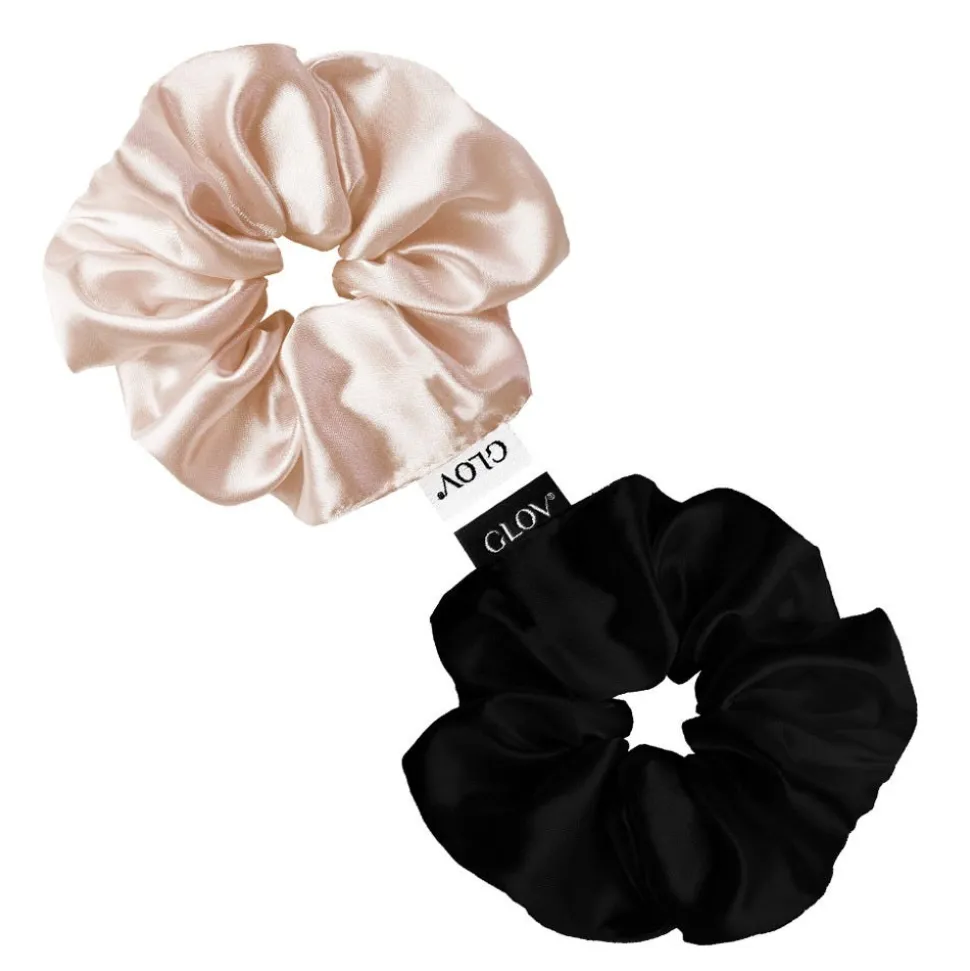 GLOV Scrunchies 2 Pack M - Champagne & Black
