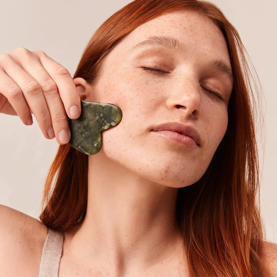 GLOV Stone Green Jade Gua Sha