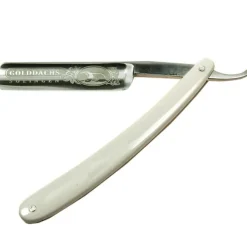 Golddachs Rasiermesser, weiß