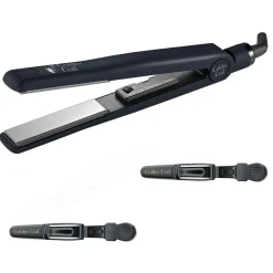 Golden Curl Tourmaline/Titanium Glätteisen (Silber)