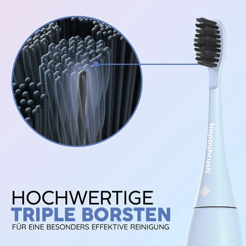 Happybrush Aufsteckbürsten V3+ (Sunrise) 3 Stück