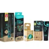 Happybrush ECO Vibe 3 Black/Mint Bundle mit Zahnpflege