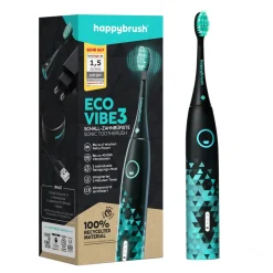 Happybrush ECO Vibe 3 Schwarz/Mint