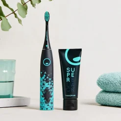 Happybrush ECO Vibe 3 Schwarz/Mint