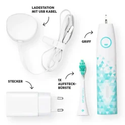 Happybrush ECO Vibe 3 Weiß/Mint