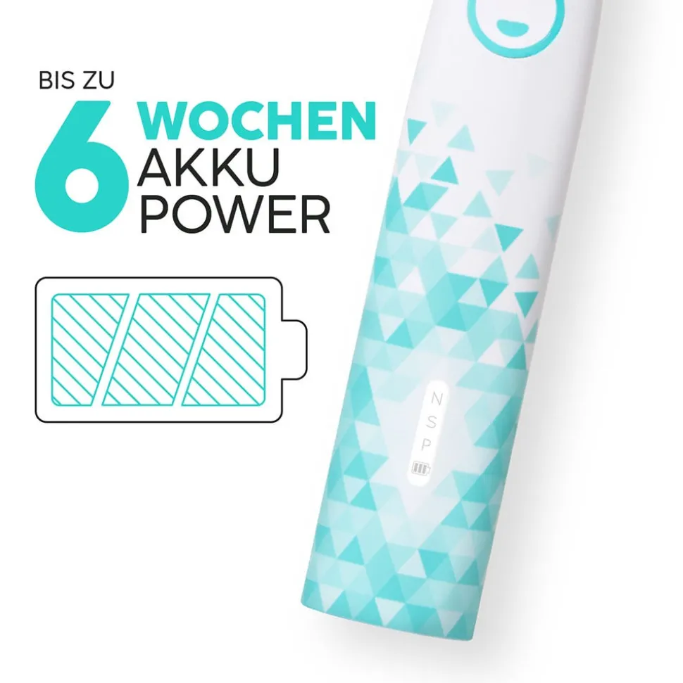 Happybrush ECO Vibe 3 Weiß/Mint