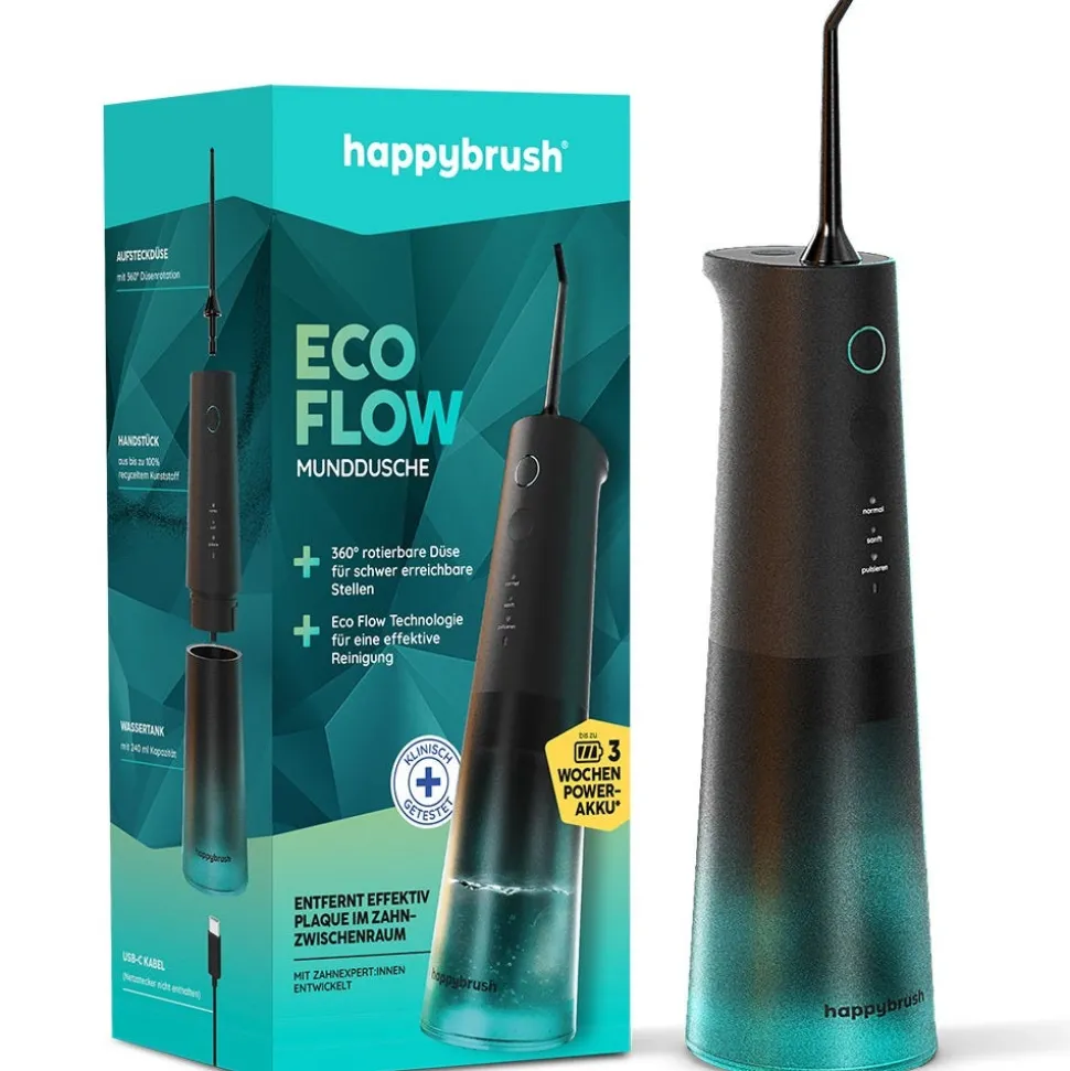 Happybrush StarterKit Eco Flow Munddusche