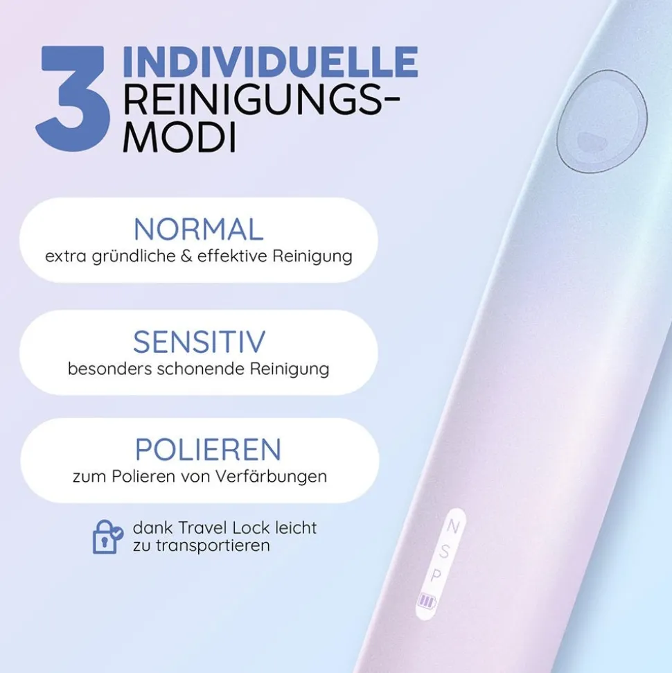 Happybrush StarterKit Schall VIBE 3 Sunrise