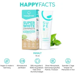 Happybrush Super White&Protect Zahnpasta 75 ml