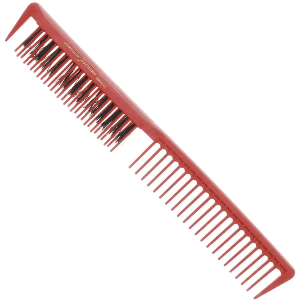 Hercules Sägemann Carbon Kamm HS C10 Rot 9 Zoll