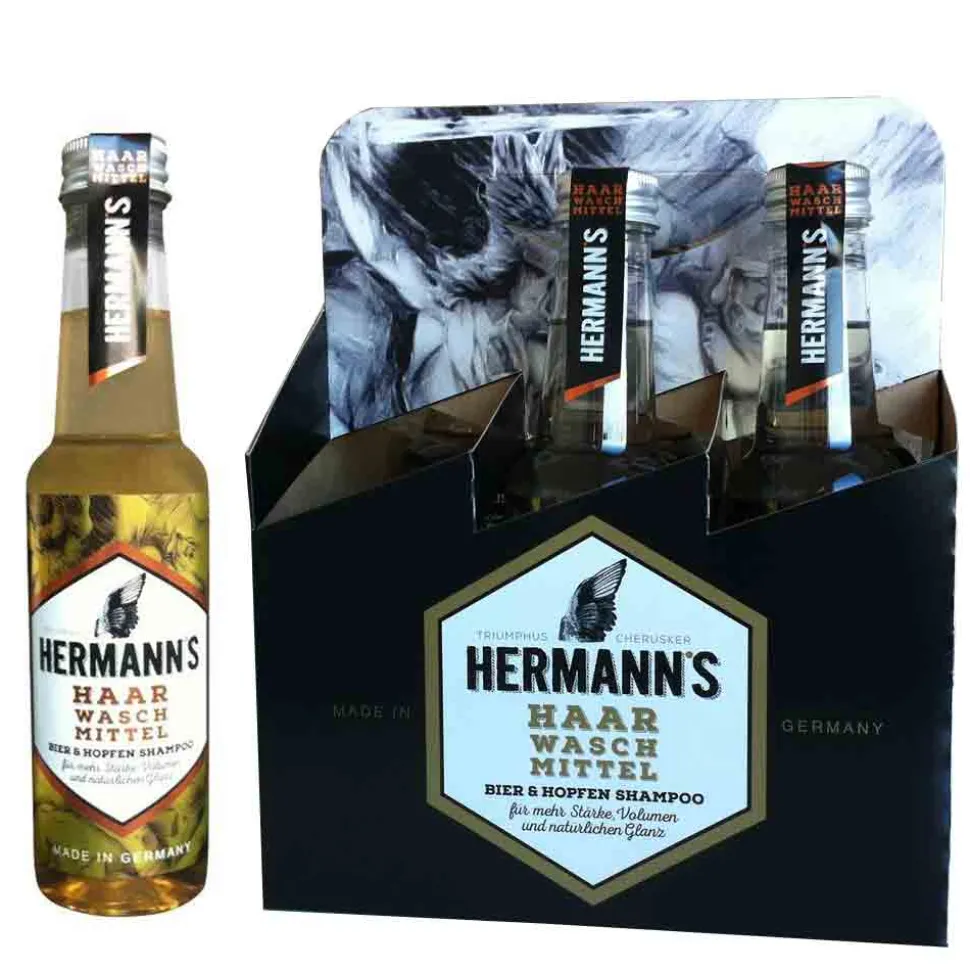 Hermann`s Bier & Hopfenshampoo Sixpack 6 x 250 ml