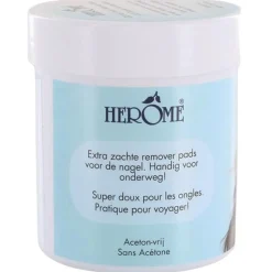 Herome Caring Nail Polish Remover Pads 100 Stück