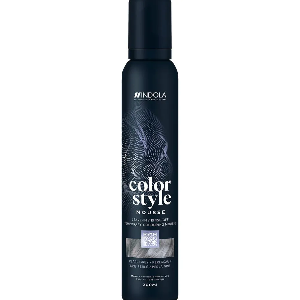 INDOLA Color Style Mousse Perl Grau 200 ml