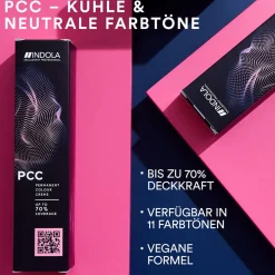 Indola PCC Permanente Haarfarbe Cool & Neutral 1.1 Blauschwarz 60 ml