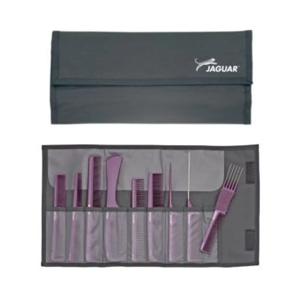 Jaguar - Kamm-Set A-Line lila-metallic