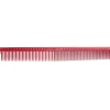 JRL Professional Cutting Comb 9.3" red