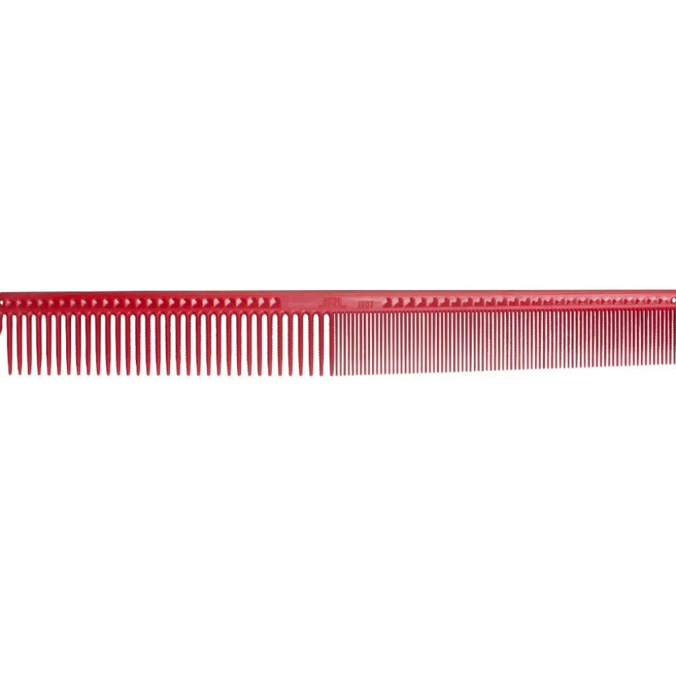 JRL Professional Cutting Comb 9.3" red