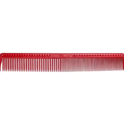 JRL Professional Fine Cutting Comb 7.4" red