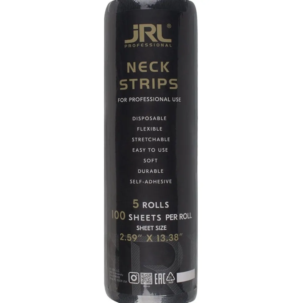 JRL Professional Neck Strips black 100 Blatt