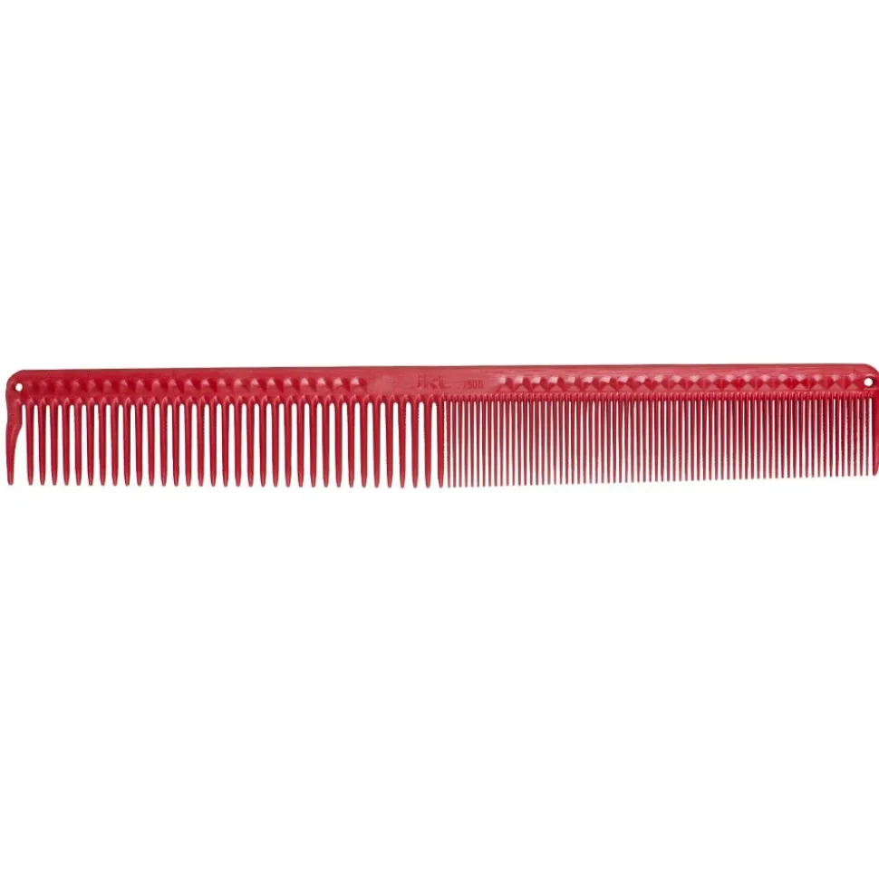 JRL Professional Precise Cutting Comb 8.6" red