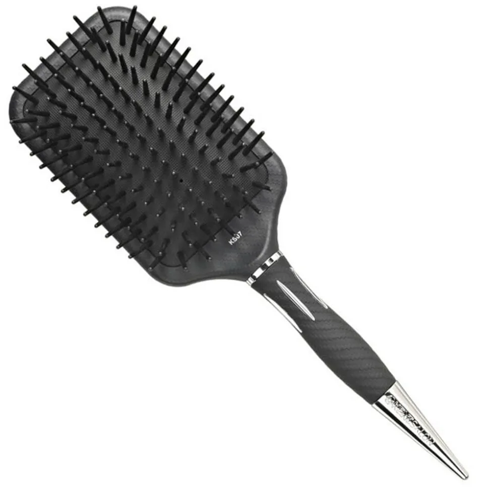 KENT Salon Paddelbürste groß - Nylonstiften